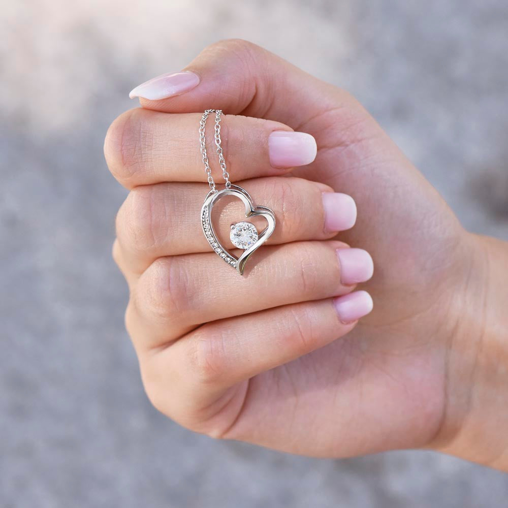 To My Daughter on her Wedding Day - Forever Love Necklace Gift Set - FG00052