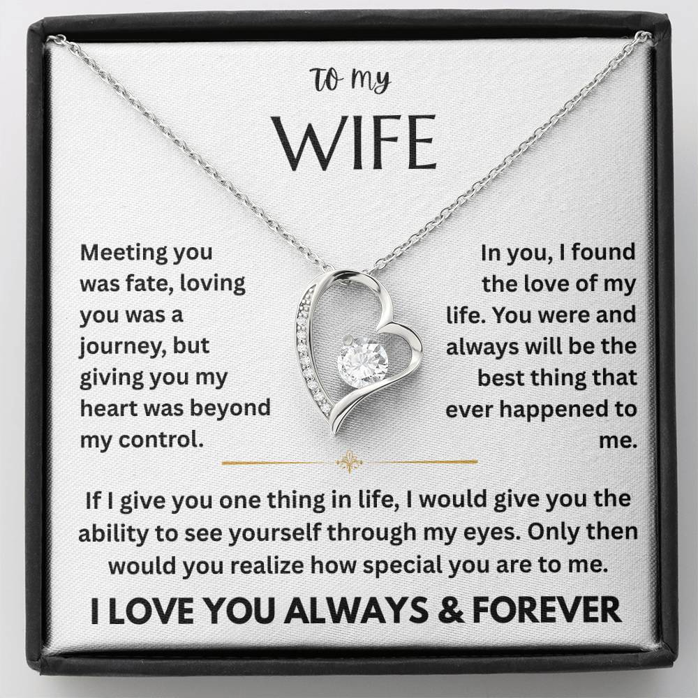 To My Wife - I Love You Forever, Personalized Gift Set - FG0068