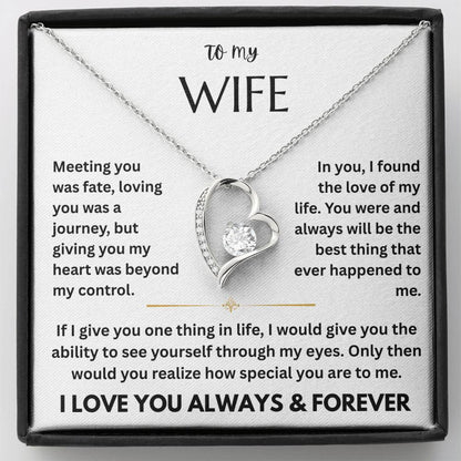 To My Wife - I Love You Forever, Personalized Gift Set - FG0068