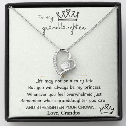 To My Granddaughter Princess Crown Gift Set - FG00080
