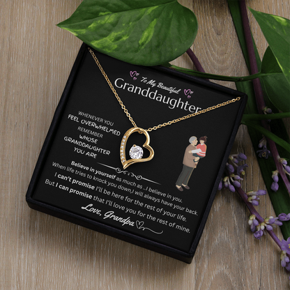 To My Beautiful Granddaughter - Forever Love Necklace - FG0038