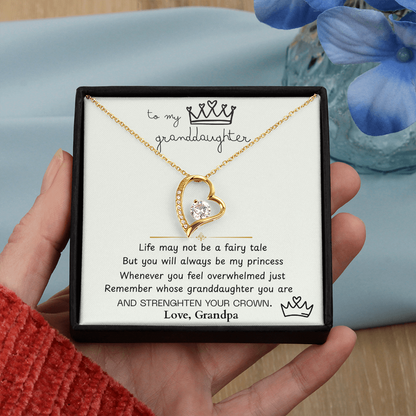 To My Granddaughter Princess Crown Gift Set - FG00080