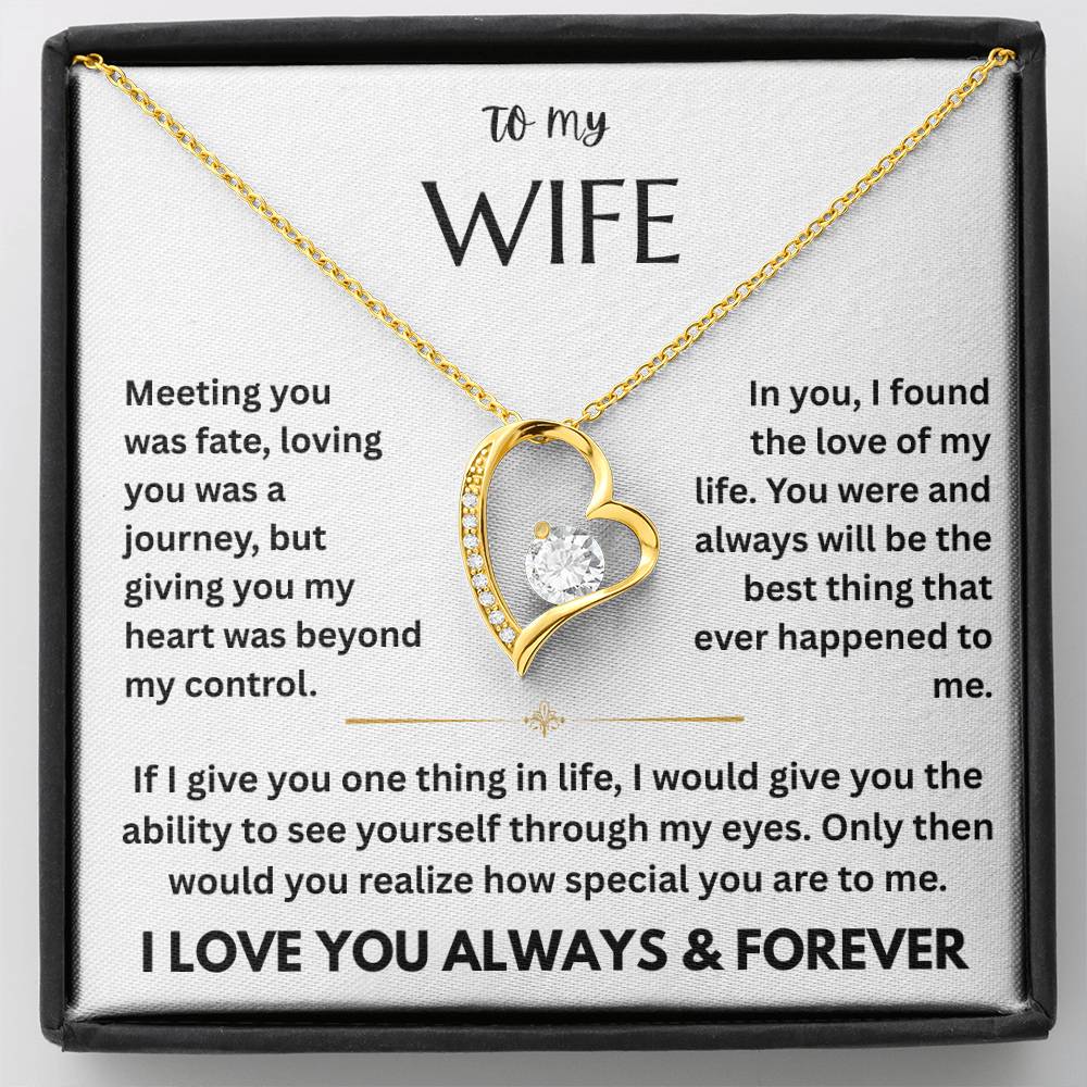 To My Wife - I Love You Forever, Personalized Gift Set - FG0068