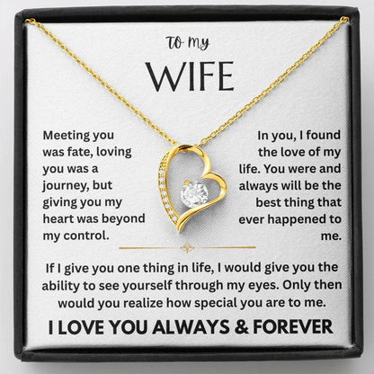 To My Wife - I Love You Forever, Personalized Gift Set - FG0068