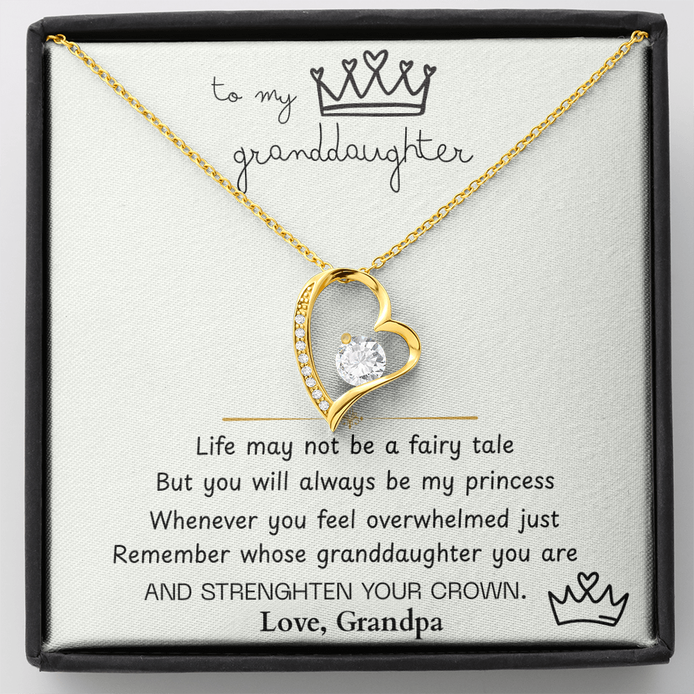 To My Granddaughter Princess Crown Gift Set - FG00080