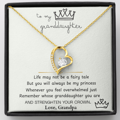 To My Granddaughter Princess Crown Gift Set - FG00080