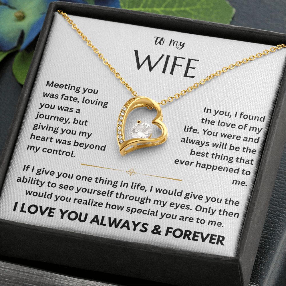 To My Wife - I Love You Forever, Personalized Gift Set - FG0068