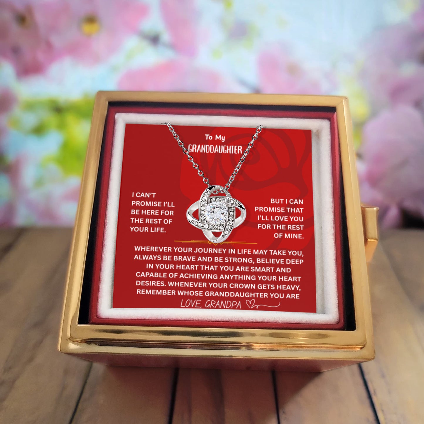 𝐓𝐨 𝐌𝐲 𝐆𝐫𝐚𝐧𝐝𝐝𝐚𝐮𝐠𝐡𝐭𝐞𝐫 - 𝐋𝐨𝐯𝐞 𝐊𝐧𝐨𝐭 𝐰/ 𝐑𝐨𝐭𝐚𝐭𝐢𝐧𝐠 𝐑𝐨𝐬𝐞 𝐆𝐢𝐟𝐭 𝐁𝐨𝐱 𝐒𝐞𝐭 - 𝐅𝐆00055