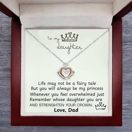 To My Daughter Princess Crown Gift Set - FG00082